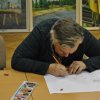 Seniorzy na wystawie i warsztatach